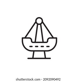BOAT icon in vector. Logotype