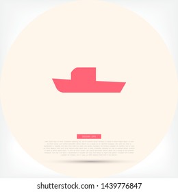 boat icon vector . Lorem Ipsum Illustration design