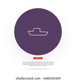 boat icon vector . Lorem Ipsum Illustration design