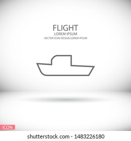 boat icon vector . Lorem Ipsum Illustration design