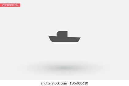 boat icon vector . Lorem Ipsum Illustration design