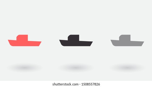 boat icon vector . Lorem Ipsum Illustration design