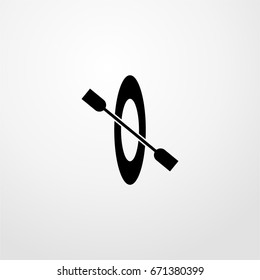 boat icon. vector sign symbol on white background