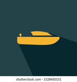 Boat Icon Vector - Speed boat sign