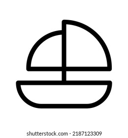 Boat Icon Vector Symbol Design Illustration
