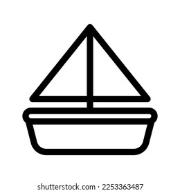 Boat Icon Vector Symbol Design Illustration