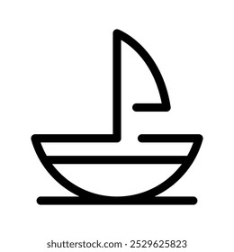 Boat Icon Vector Symbol Design Illustration