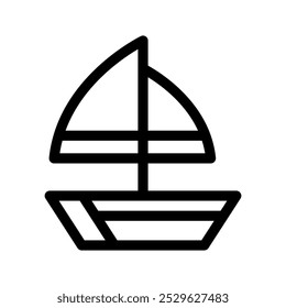 Boat Icon Vector Symbol Design Illustration