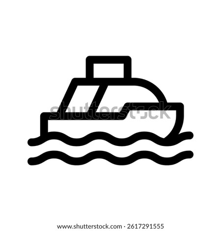 Boat Icon Vector Symbol Design Illustration