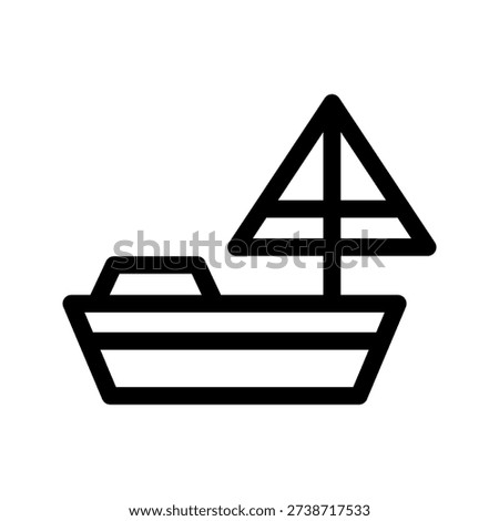 Boat Icon Vector Symbol Design Illustration