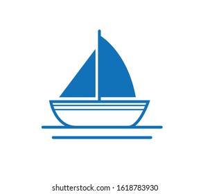 boat icon, boat icon vector, in trendy flat style isolated on white background. boat icon image, boat icon illustration