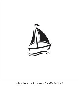icono del barco, vector icono del barco, en estilo plano de moda aislado en fondo blanco. imagen del icono del barco, ilustración del icono del barco