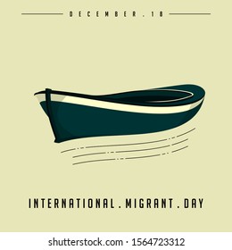 Boat icon with water line effect for template vector design