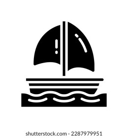 Boot-Icon für Ihre Website, Ihr Handy, Ihre Präsentation und Ihr Logo-Design.
