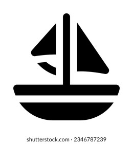 boat icon for your website, mobile, presentation, and logo design.