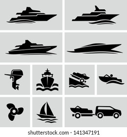 Boat icons