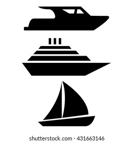 Boat Icons Set