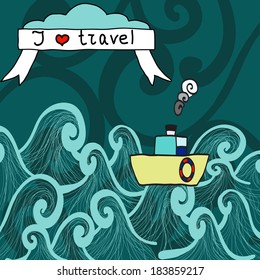 Boat illustration