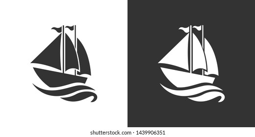 Boat Illustration Symbol Icon Vector