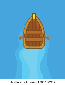 Boat illustration vector 2d game design