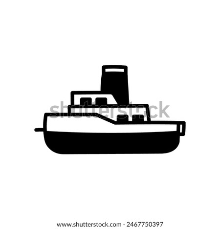 Boat Isolated Icon, Vector Illustration