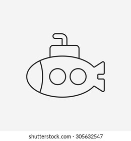 boat line icon