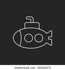 boat line icon