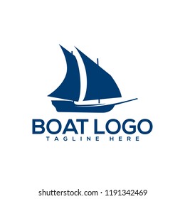 Boat Logo Design Stock Vector (Royalty Free) 1191342469 | Shutterstock