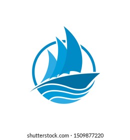 Boat Logo Design, eps 10