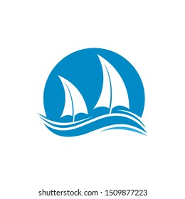 Boat Logo Design, eps 10