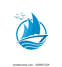 Boat Logo Design, eps 10