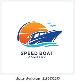 Boat Logo Design inspiration Graphic Branding Element for business and other company