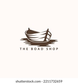 Boat Logo Design, Modern and Minimalist Logotype for Fisheries Company