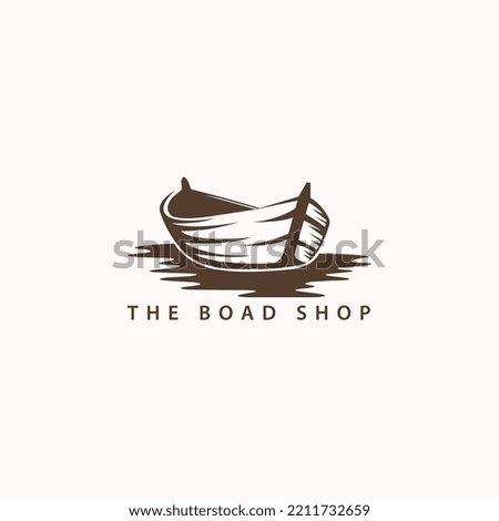 Boat Logo Design, Modern and Minimalist Logotype for Fisheries Company