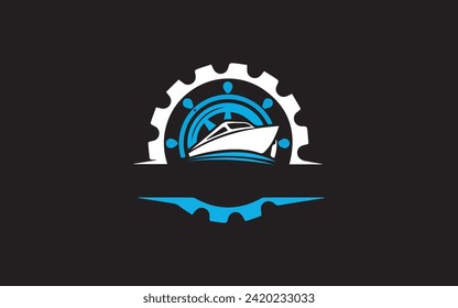 boat logo design simple logo design modern unique ship logo