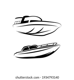 Boat Logo Design Template Vector Graphic Branding Element.EPS 10