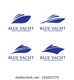 Boat Logo Design Template Vector Graphic Branding Element.