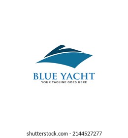 Boat Logo Design Template Vector Graphic Branding Element.