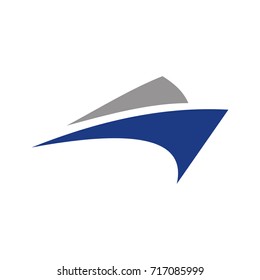 Boat Logo Design Template Vector