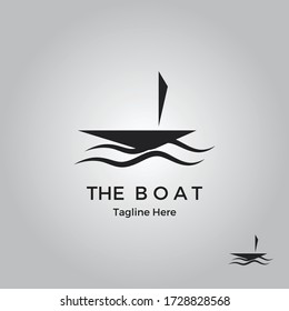 The Boat Logo Design Template-sail boat/nautical design logo.