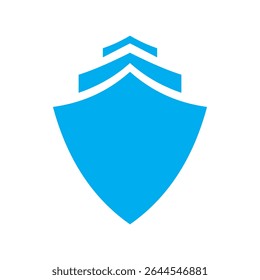 Boat Logo Design For Yacht and Sailboat Symbol Vector Template