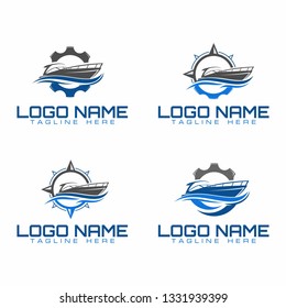 boat logo emblem