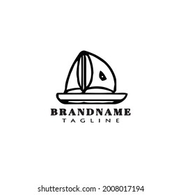 boat logo icon design template modern vector
