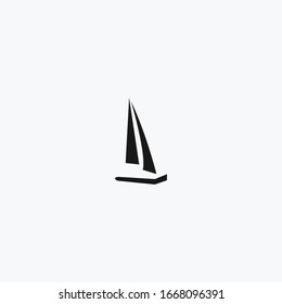 Logo des Schiffs Symbolvorlage Design in der Vektorillustration 