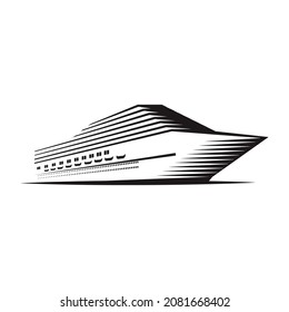 boat logo simple clean and elegance