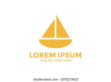 boat logo. summer. vector illustration. icon
