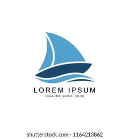 Boat Logo Template Stock Vector (Royalty Free) 1164213862 | Shutterstock