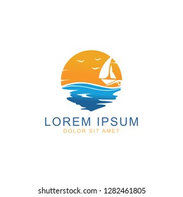 boat logo template