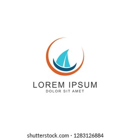 boat logo template
