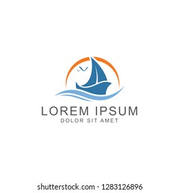 boat logo template